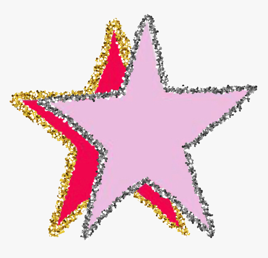 #vsco #glitter #stars - Glitter Stars Png Vsco, Transparent Png, Free Download