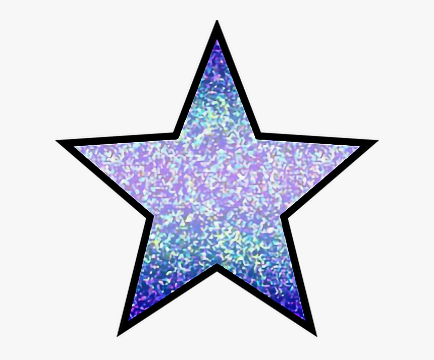 Stars Glitter Blue Stickers Freetoedit Clipart , Png - Glitter Blue Stars Clipart, Transparent Png, Free Download