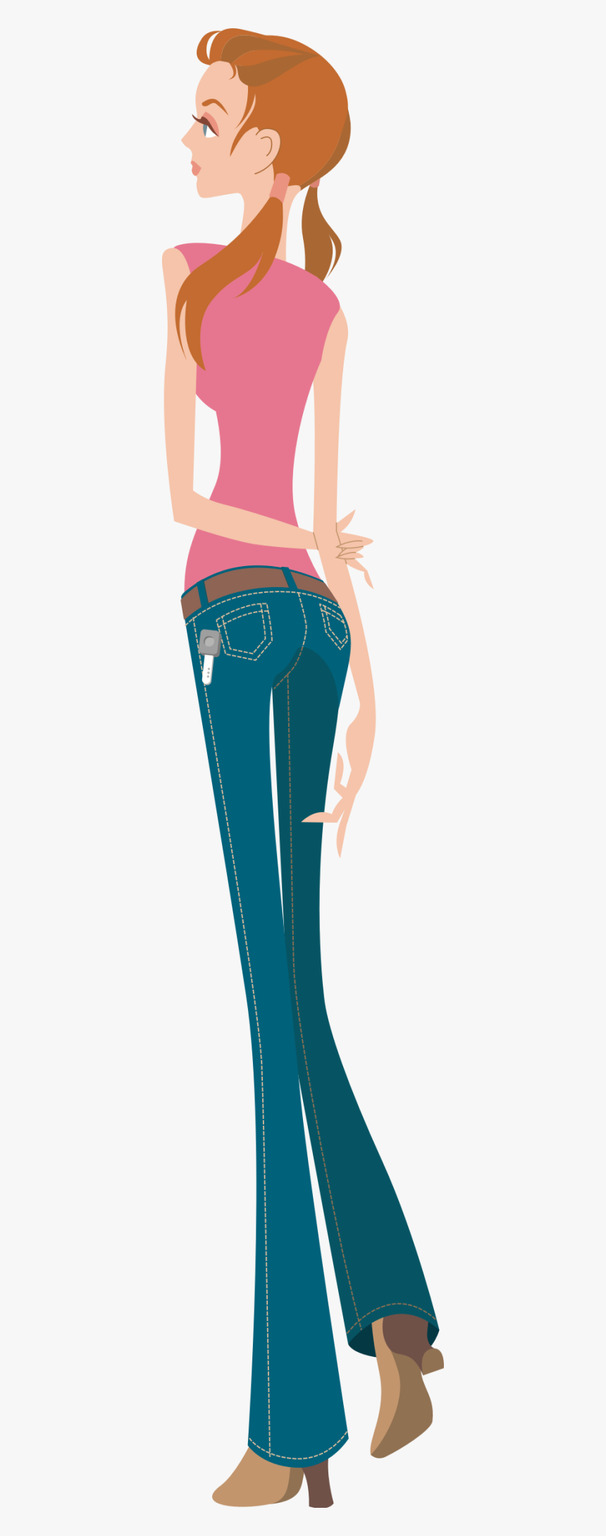 Tall Girl Clipart, HD Png Download, Free Download