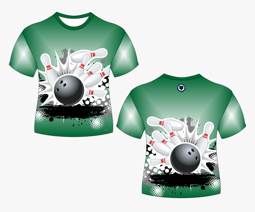 Bowling Shirt Big Strike - Colorful Bowling Shirts Strike, HD Png Download, Free Download