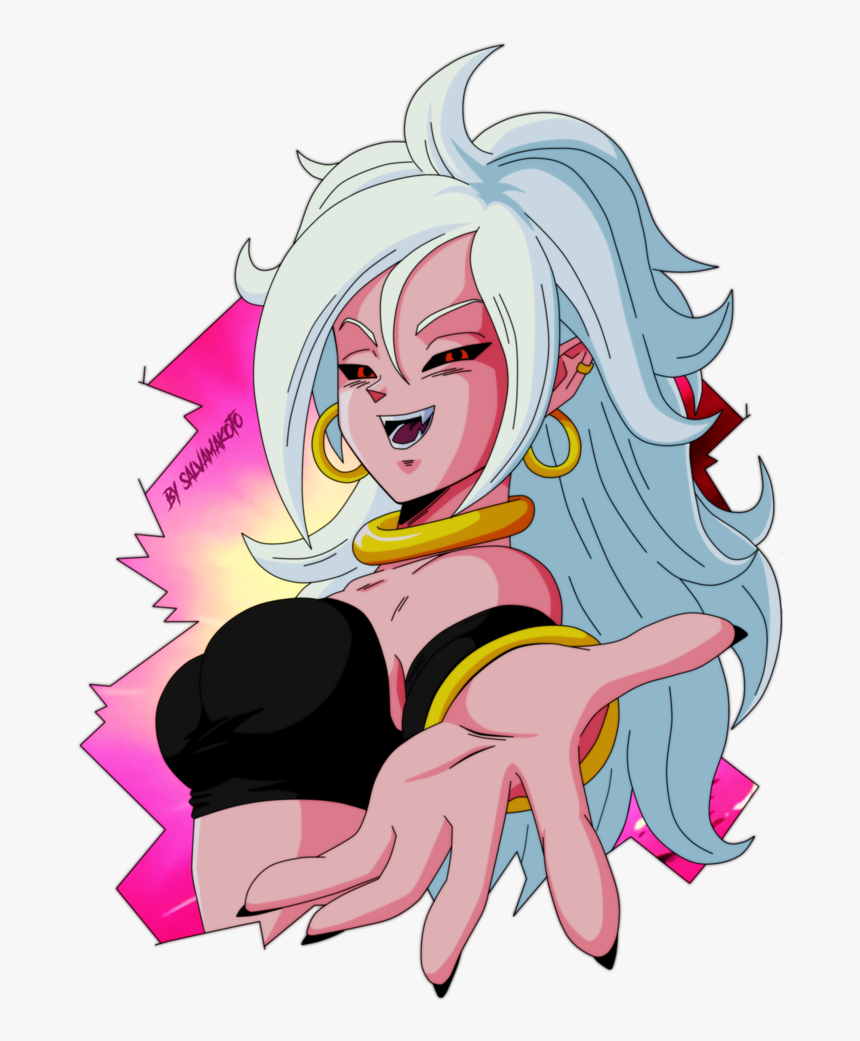 Character,clip Art,long - Android 21 Fan Art, HD Png Download, Free Download