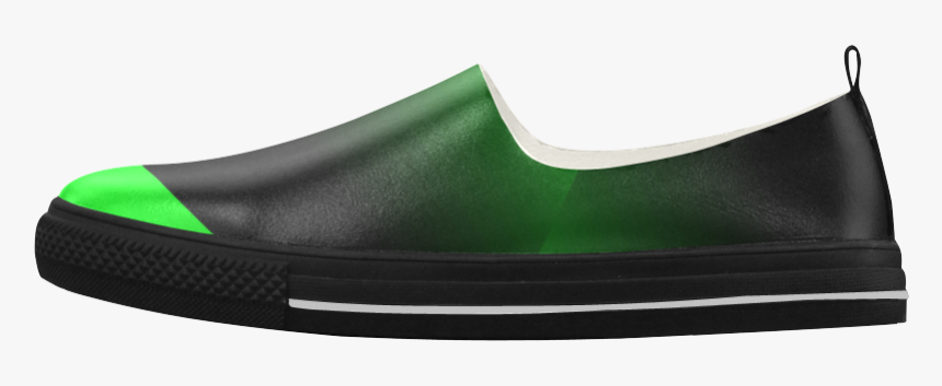 Green Triangle Gradient Shoe Apus Slip-on Microfiber - Slip-on Shoe, HD Png Download, Free Download