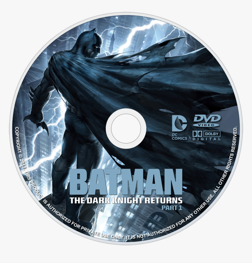 The Dark Knight Returns, Part 1 Dvd Disc Image - Batman Wallpaper Comic Art, HD Png Download, Free Download