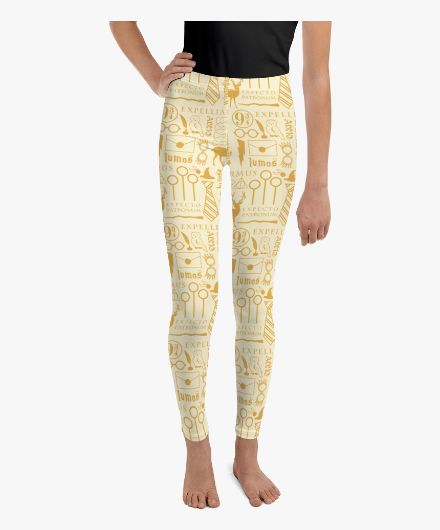 Spellbound Snitch Leggings - Leggings, HD Png Download - kindpng