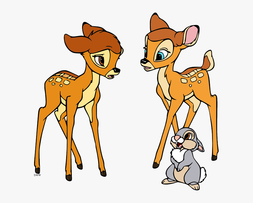 Bambi And Faline And Thumper, HD Png Download, Free Download