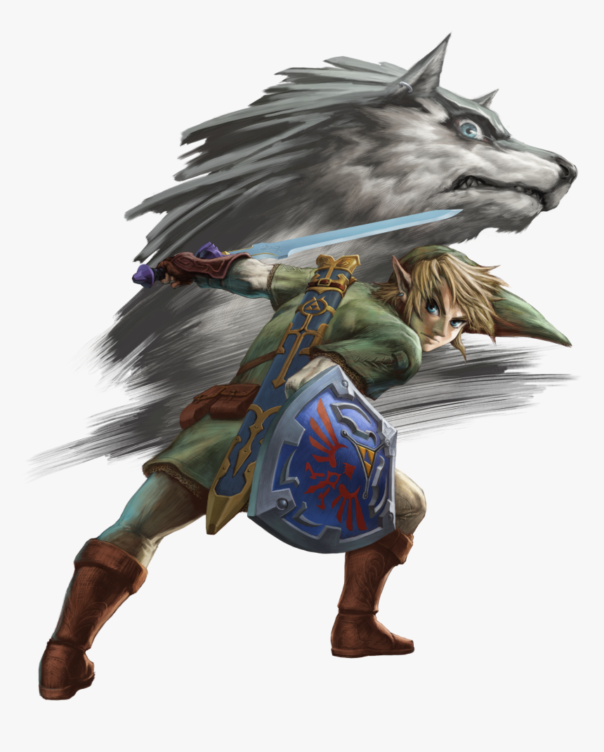 Twilight Princess Hd Png - Link Y Wolf Link, Transparent Png, Free Download