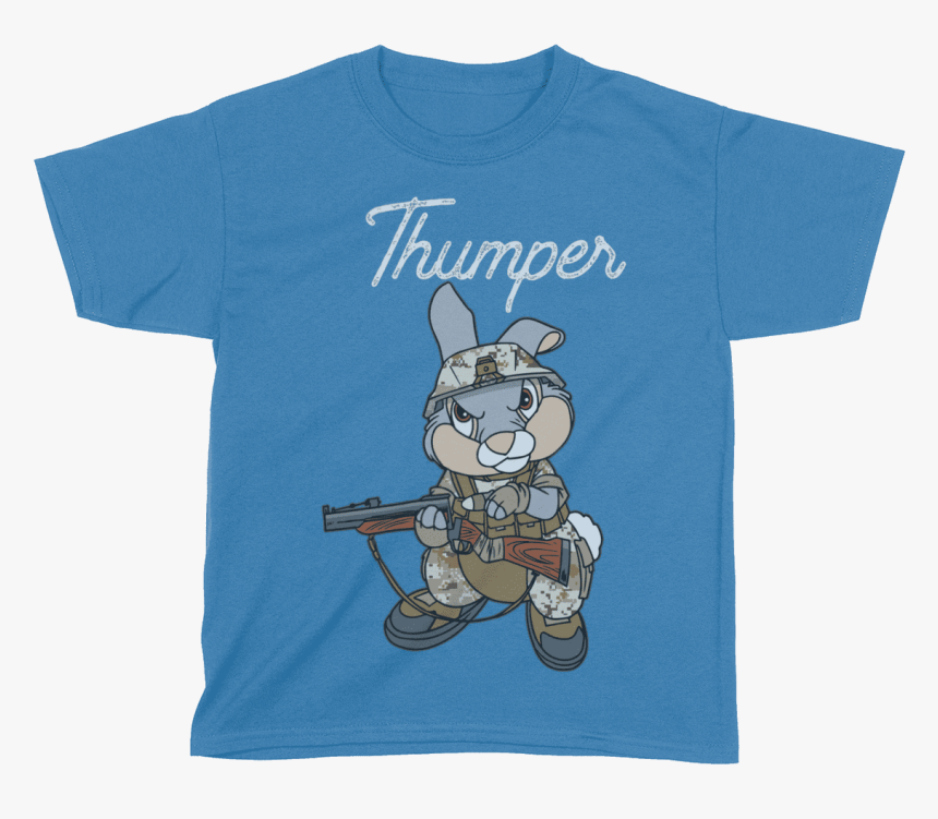 Thumper - Marine - Kids - Comfort Colors Berry T Shirt - Cartoon, HD Png Download, Free Download
