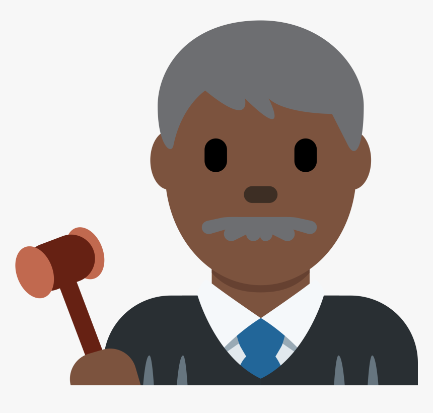 Transparent Gavel Clipart - Lawyer Emoticon, HD Png Download, Free Download