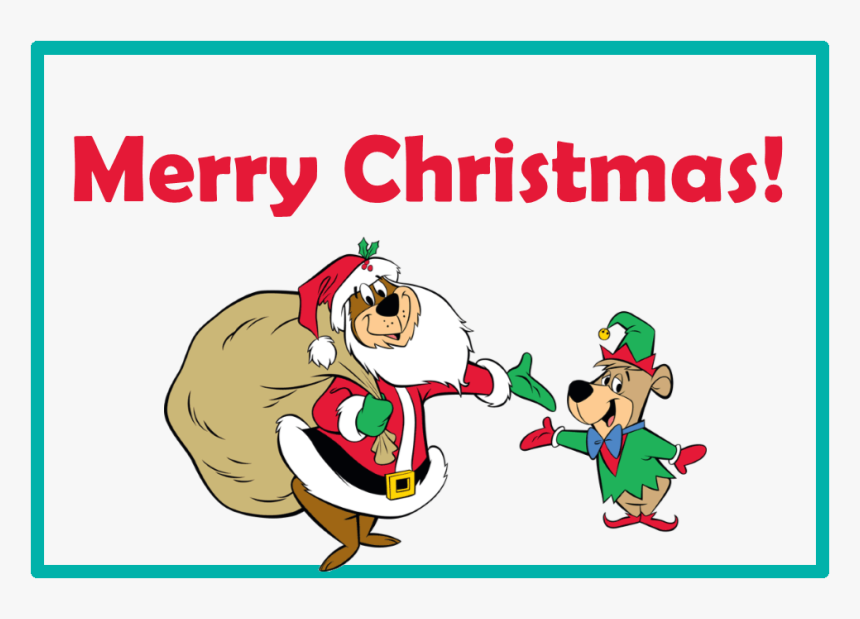 Yogi Bear Merry Christmas , Png Download - Yogi Christmas, Transparent Png, Free Download