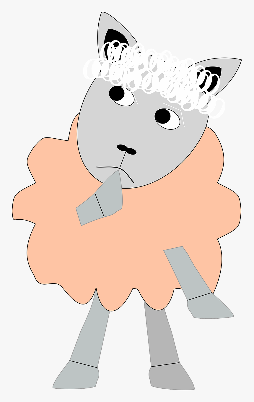 Sheep Lamb Emoji Free Photo - Cartoon, HD Png Download, Free Download