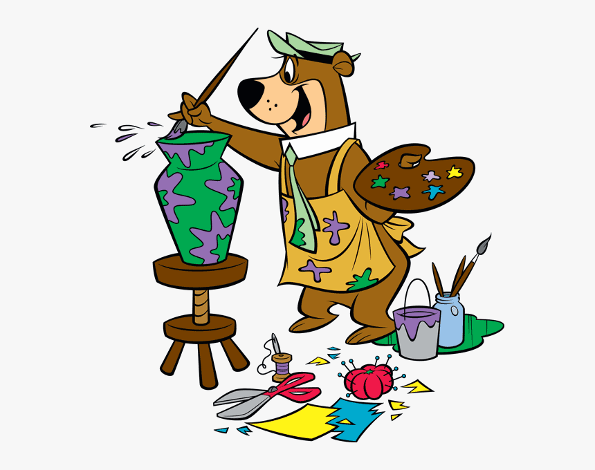 Yogi Bear Painting, HD Png Download, Free Download