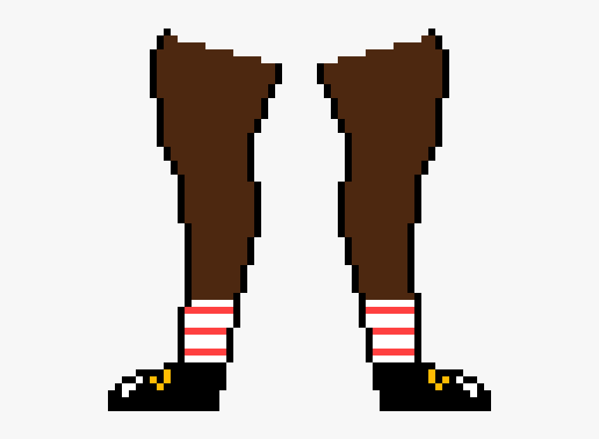 Leg Pixel Art, HD Png Download, Free Download