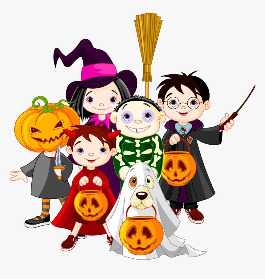 Childrens Halloween Clipart 6 Clip Art - Halloween Kids Clipart, HD Png Download, Free Download