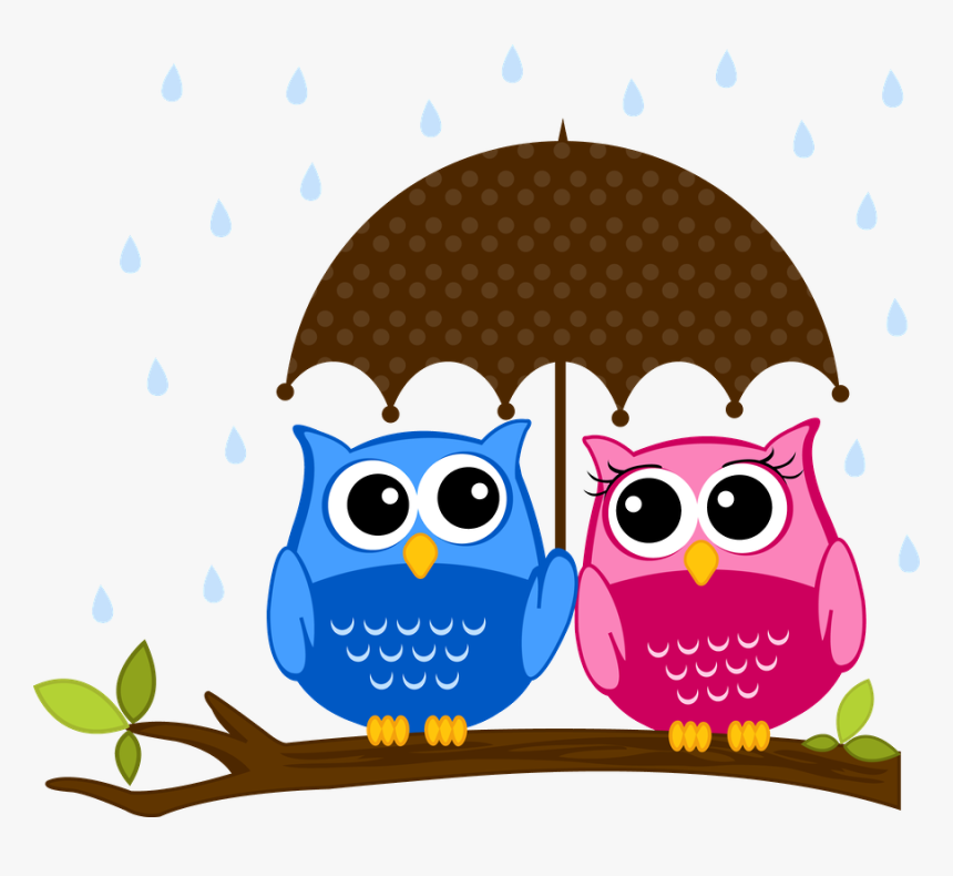 Family Clipart Owl - Buhos Para Imprimir Novios, HD Png Download, Free Download