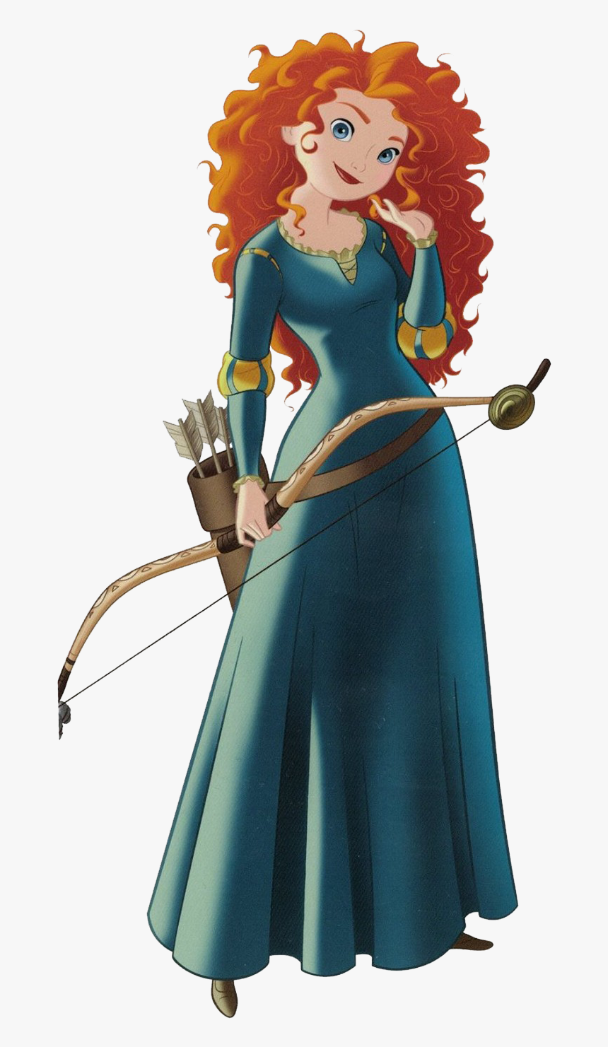 Merida Png Free Background - Disney Merida Paper Doll, Transparent Png, Free Download