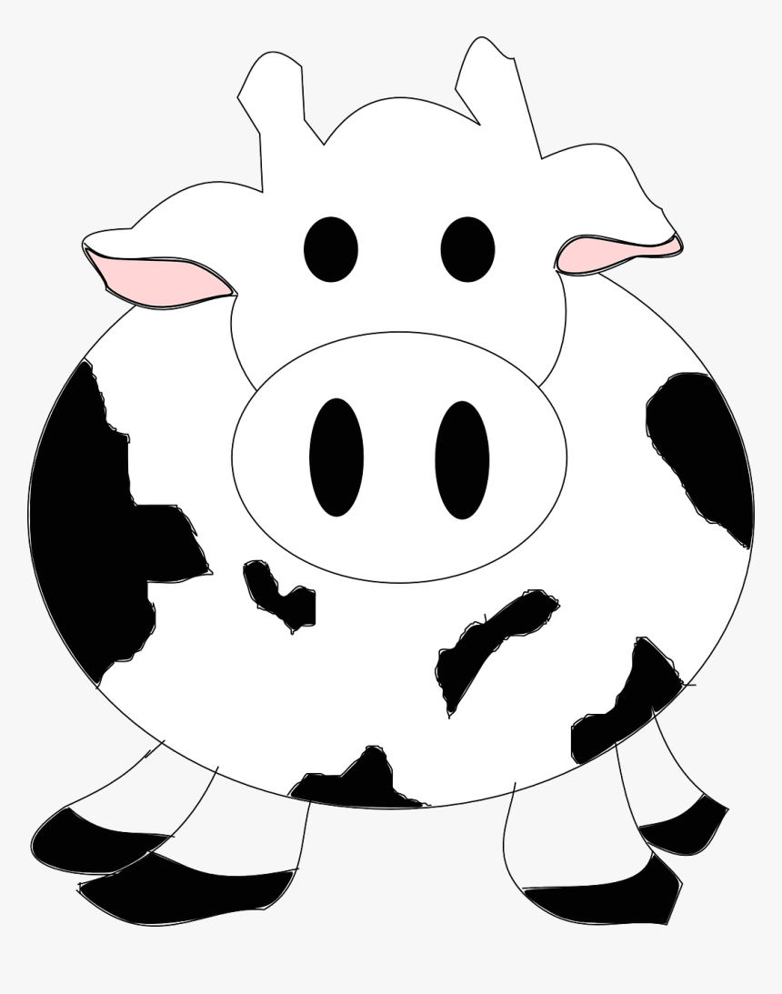 Cattle Vector Cow Cartoon Gambar  Sapi Hitam Putih Kartun  