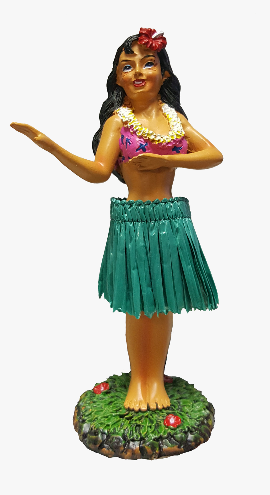 Hawaii Hula Girls Ukulele Doll - Transparent Hula Girl Gif, HD Png Download, Free Download
