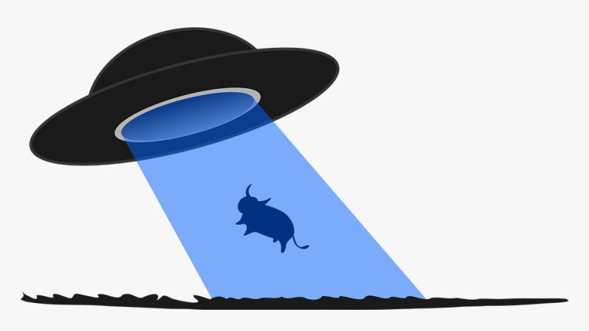 Cow Abduction Svg Clip Arts - Ufo Clip Art, HD Png Download, Free Download