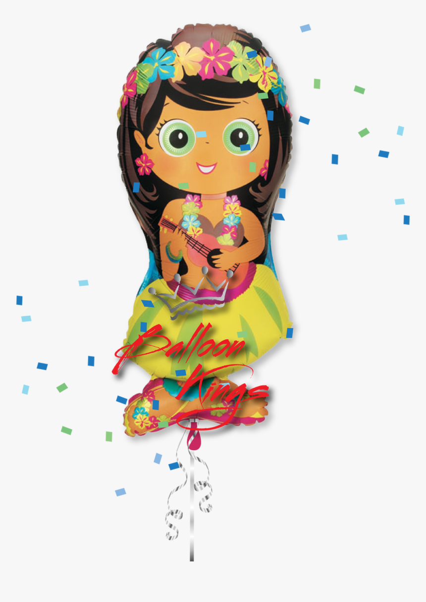 Hula Girl - Balloon, HD Png Download, Free Download