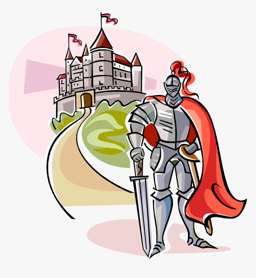 Knight And Castle Clipart, HD Png Download, Free Download