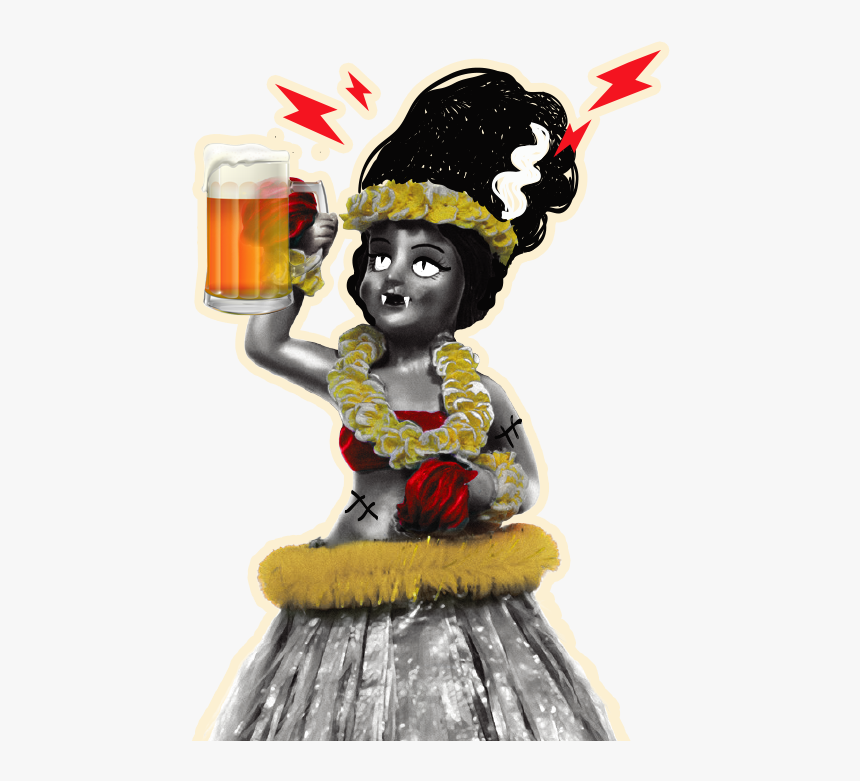 Transparent Hula Girl Png - Illustration, Png Download, Free Download