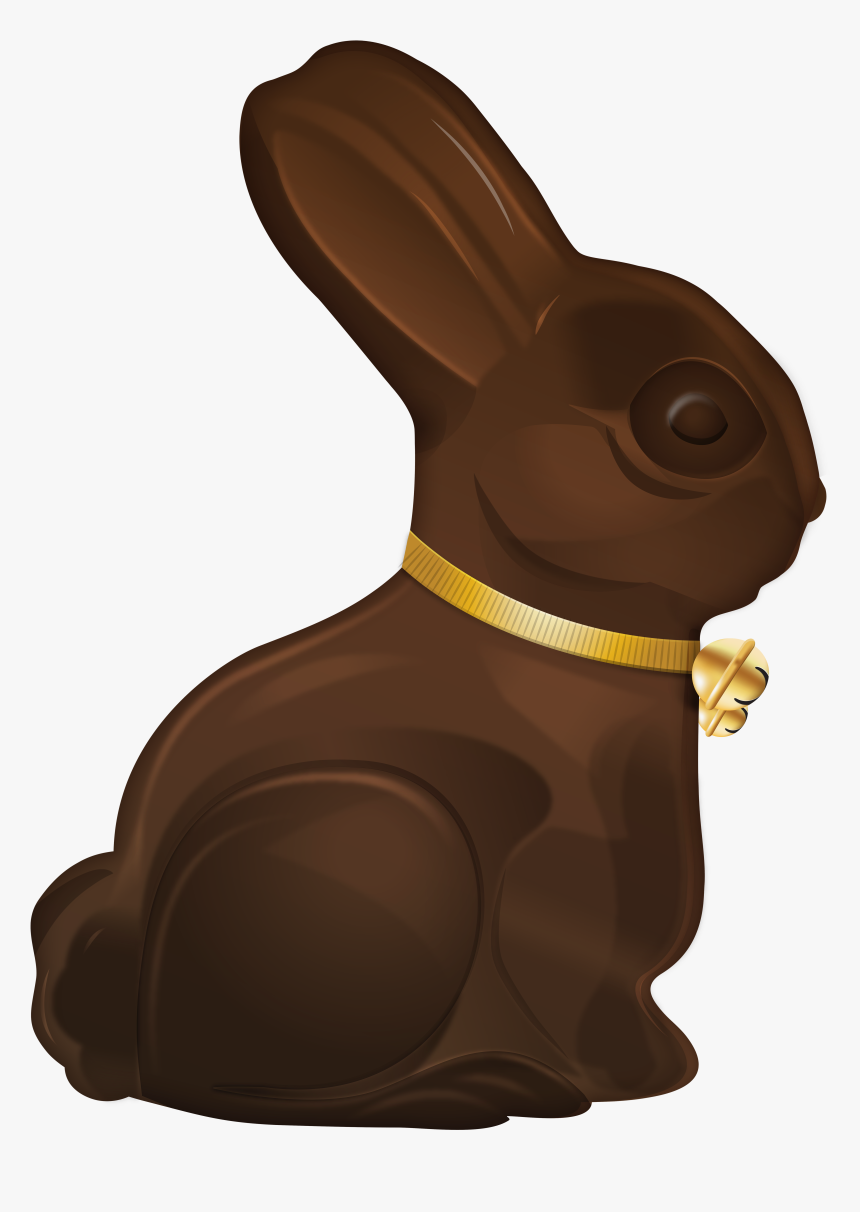 Easter Choco Bunny Png Clip Art Image - Transparent Chocolate Bunny Png, Png Download, Free Download