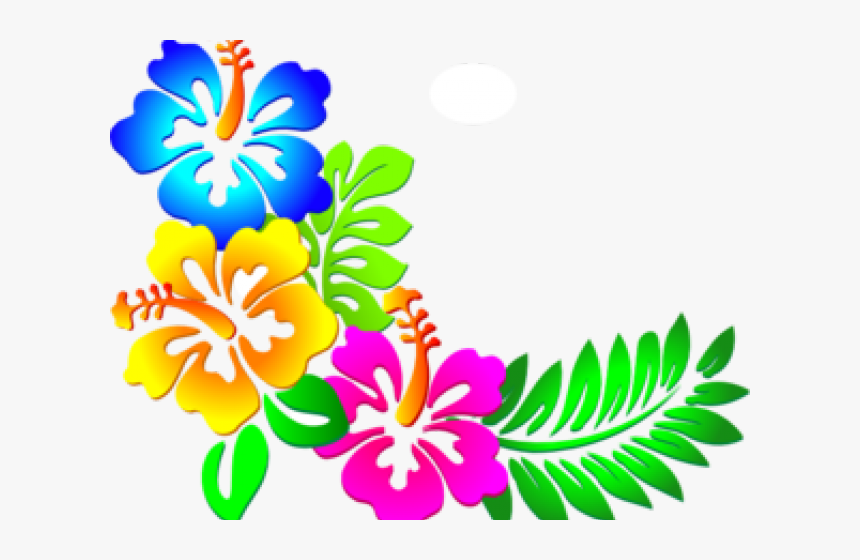 Tropical Border Cliparts - Flower Corner Border Design, HD Png Download, Free Download