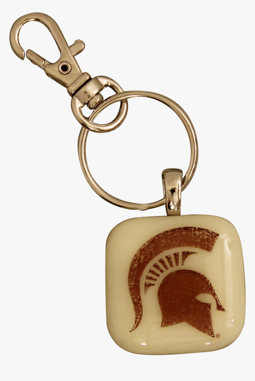 Michigan State University Spartan Glass Key Chain"
 - Michigan State Spartans, HD Png Download, Free Download