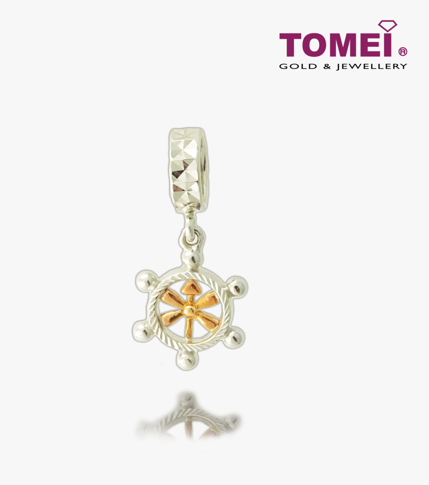 Tomei 585 White Gold Anchor Of Faith Charm, HD Png Download, Free Download