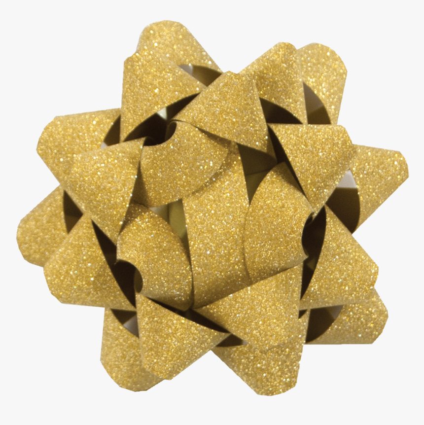 Glitter Star Bow - Origami, HD Png Download, Free Download