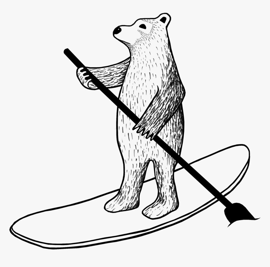 Bear Standing Up - Illustration, HD Png Download, Free Download