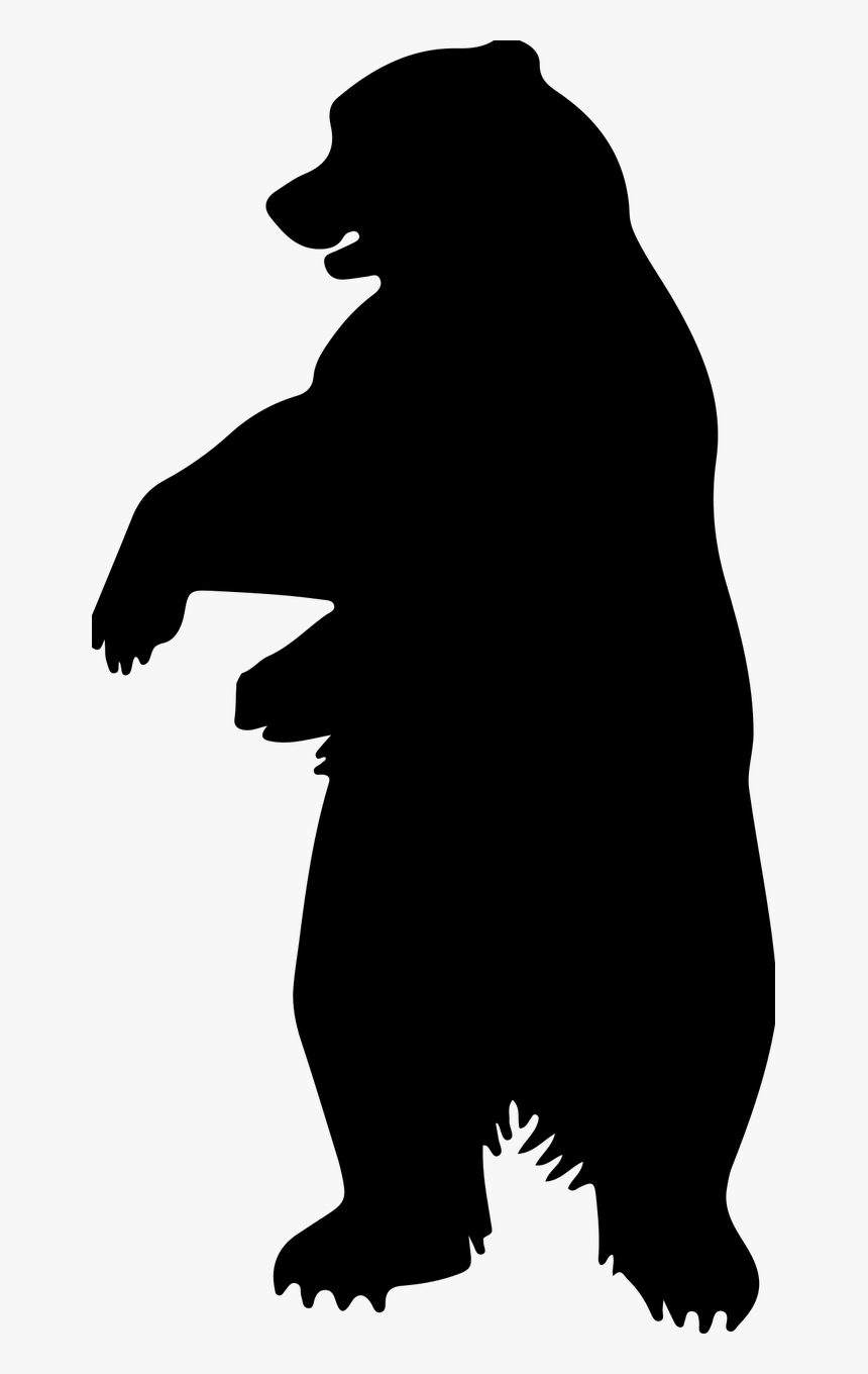 Bear,bear Art,bear Silhouette,free Vector Graphics,free - Bear Silhouette Png, Transparent Png, Free Download