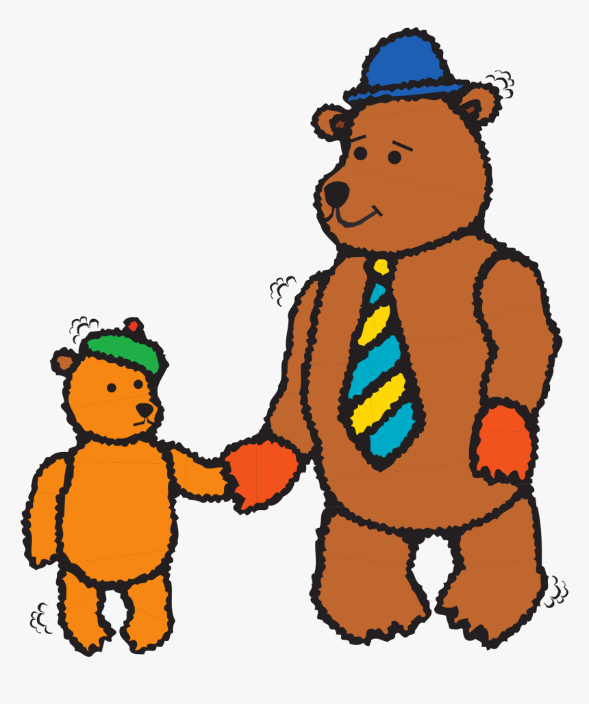 Goldilocks And The Three Bears Father"s Day Clip Art - Father Bear Clip Art, HD Png Download, Free Download