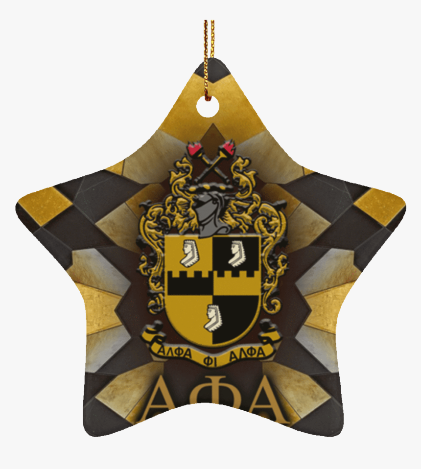 Alpha Phi Alpha Star Ornament - Alpha Phi Alpha Crest, HD Png Download, Free Download