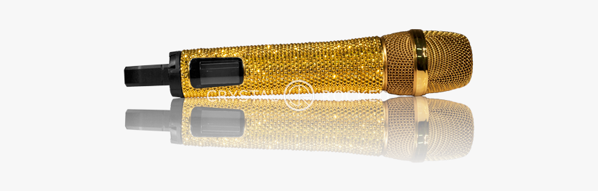 Transparent Microphone Golden - Gold Mics, HD Png Download, Free Download