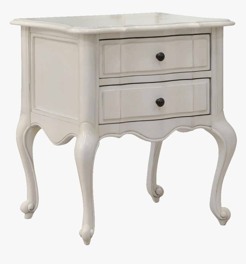 White Dressing Stool Png Element - Nightstand, Transparent Png, Free Download