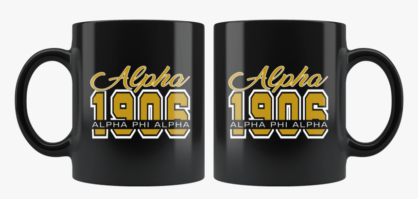 Alpha Phi Alpha Black Mug - Mono Moonchild Png Rm, Transparent Png, Free Download