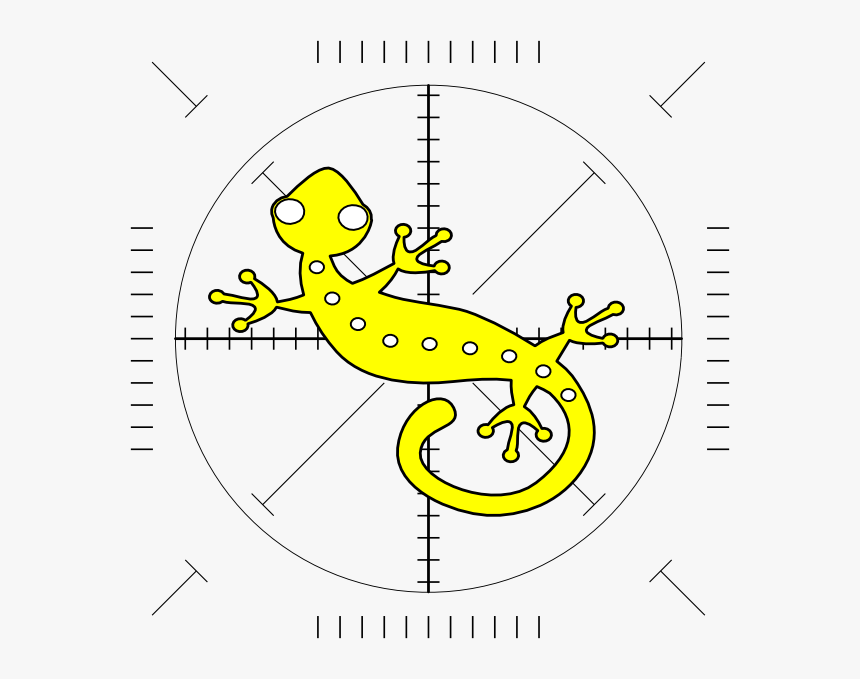 Yellow Spotted Lizard Png - Gecko Clip Art, Transparent Png, Free Download