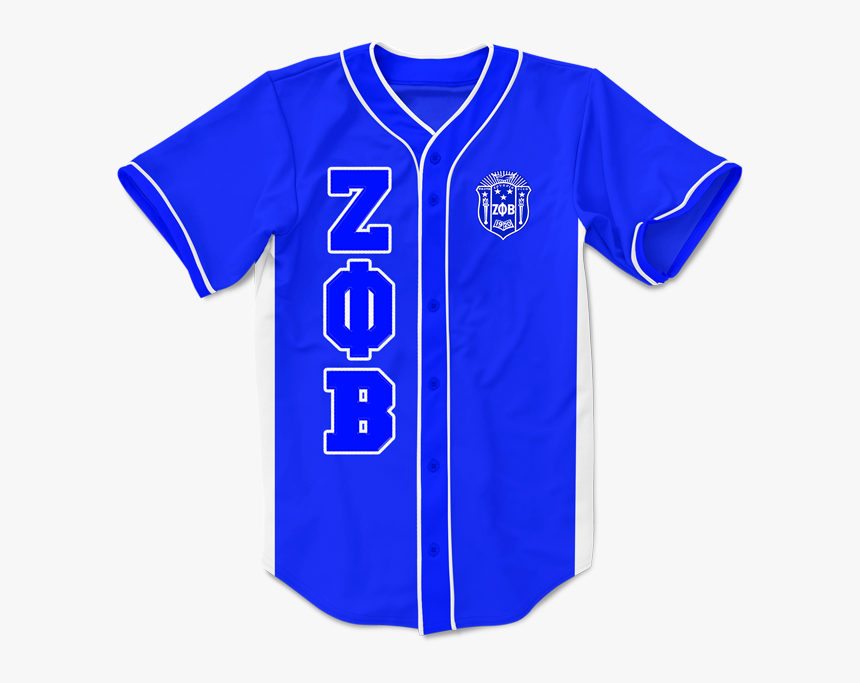 New Zeta Phi Beta Embroidered Greek Baseball Jersey - Alpha Kappa Psi Baseball Jersey, HD Png Download, Free Download