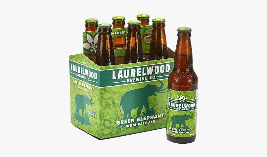 Green Elephant - Beer Bottle Elephant Png, Transparent Png, Free Download