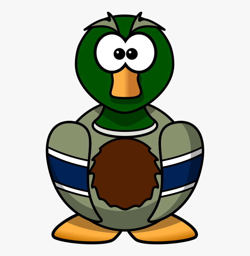 Cartoon Mallard Clip Art - Cartoon Duck Clipart, HD Png Download, Free Download