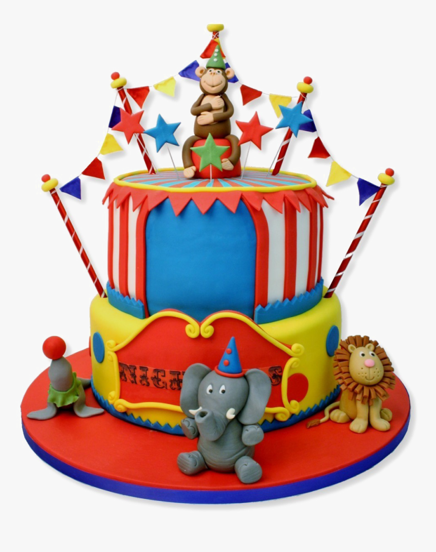 Circus Animals Png Pic - Circus Animals Cake, Transparent Png, Free Download