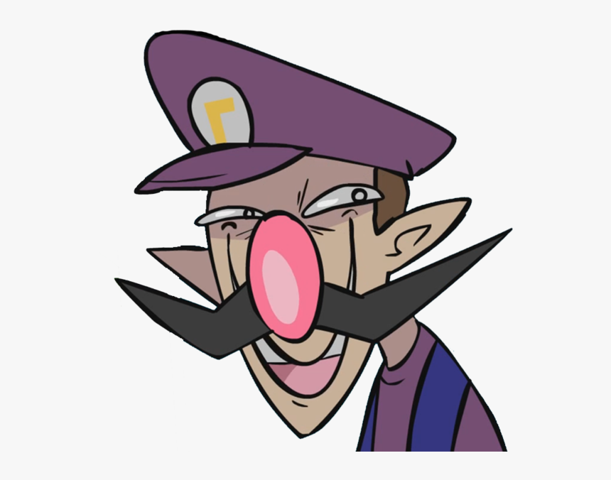 Waluigi Face Png 3 » Png Image - Waluigi Wario Does A Thing, Transparent Png, Free Download