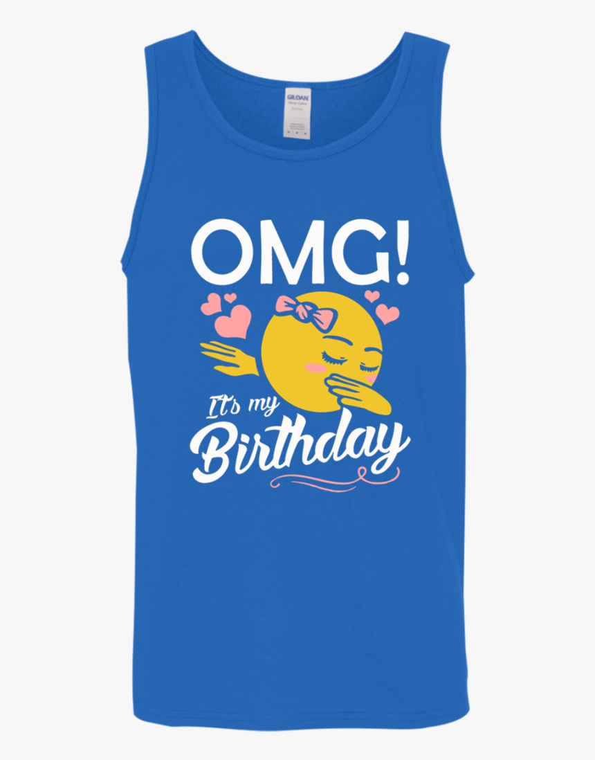 Omg It"s My Birthday Emoji Dabbing Men/women Tank Top - Active Tank, HD Png Download, Free Download