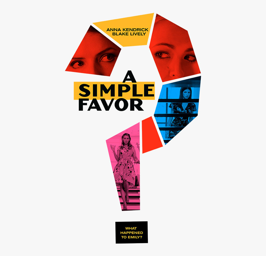 Simple Favor Movie Poster, HD Png Download, Free Download