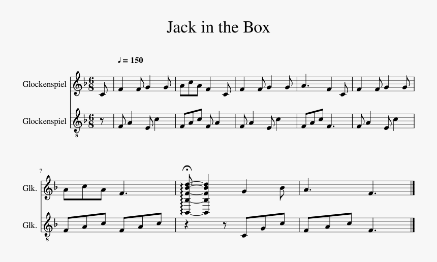 Jack In The Box Violin Sheet Music, HD Png Download, Free Download