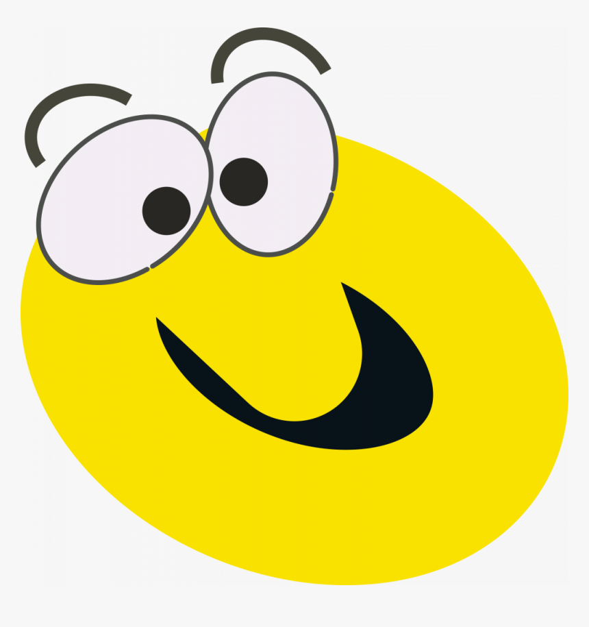 Wink Smirk Clipart For Print - Cartoon Smiley Face Moving, HD Png Download, Free Download
