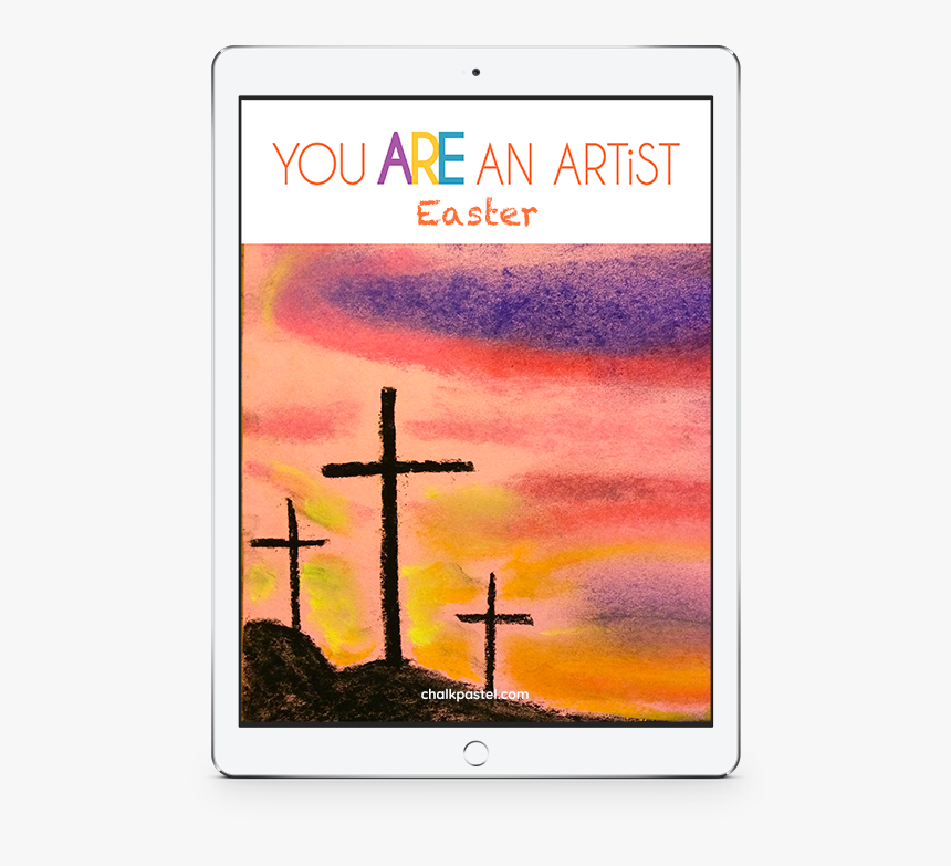 Celebrate Easter With Art Teach The Joy Of Art To All - Pastel Easter Cross Art, HD Png Download, Free Download