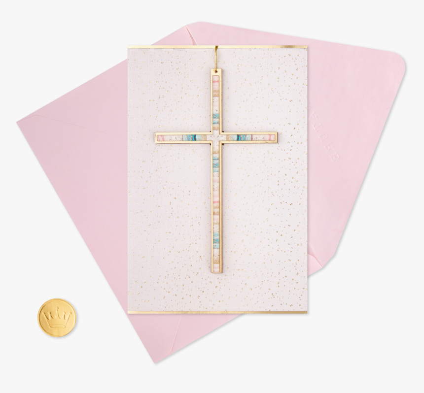 Painted Cross Easter Card - Cross, HD Png Download, Free Download