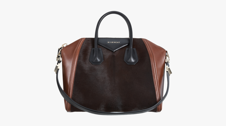 Givenchy Brown Calf Hair Antigona Bag - Leather, HD Png Download, Free Download